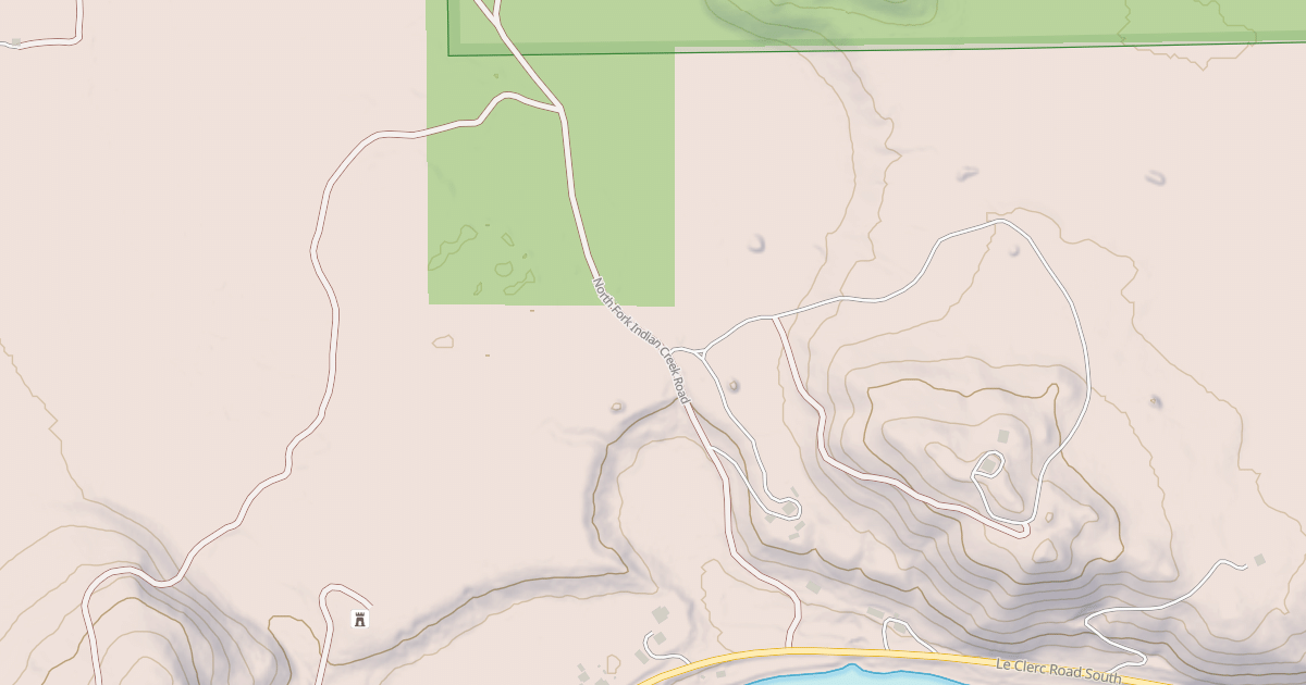 Map preview of NF INDIAN CREEK