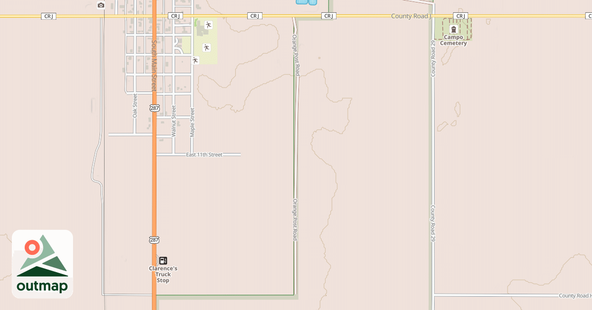 Map of ORANGE POST