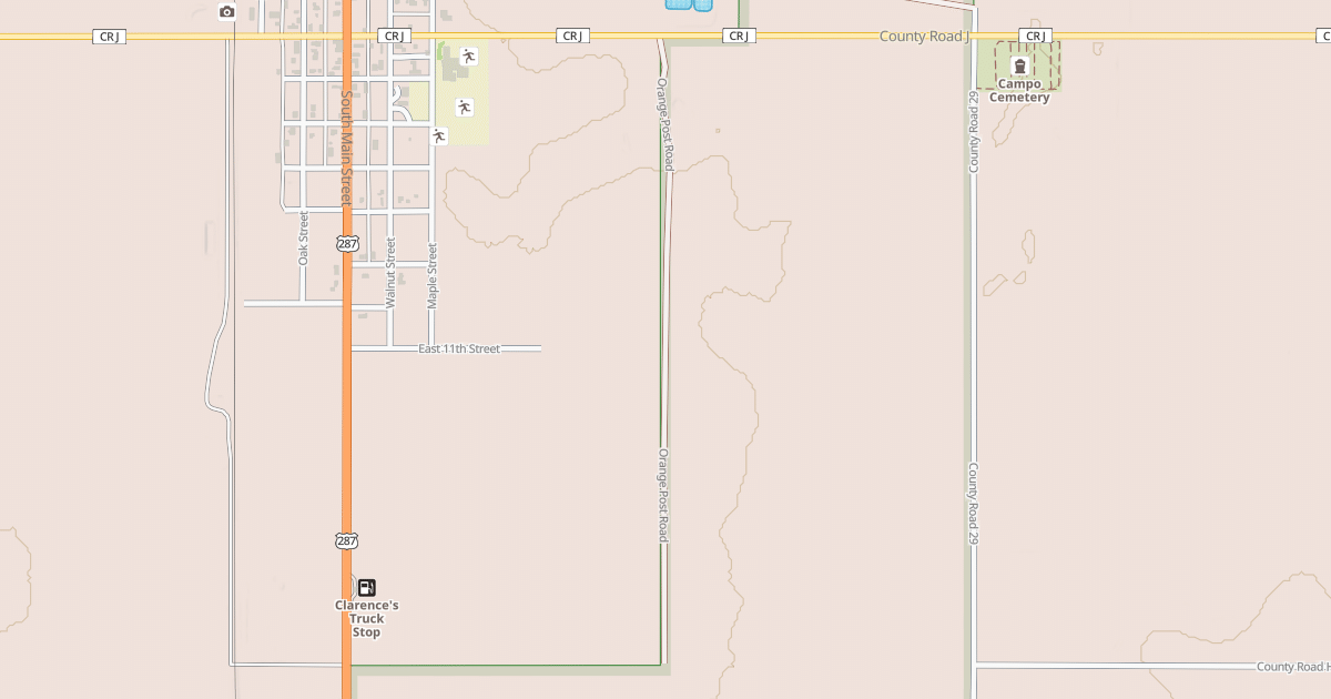 Map preview of ORANGE POST