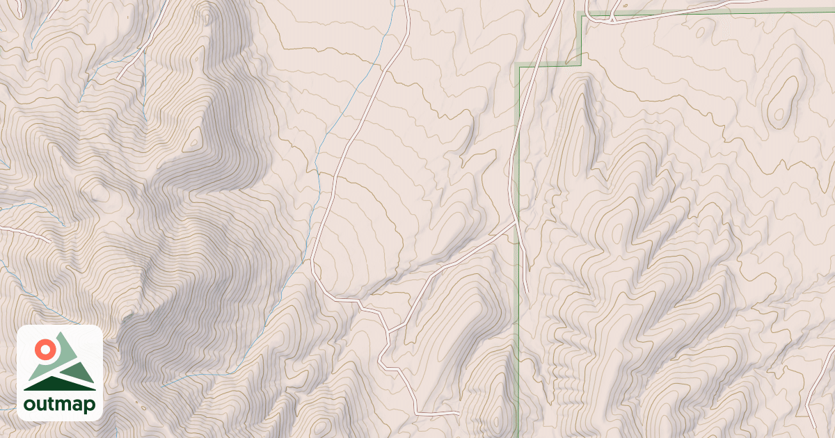 Map of BRUSH CREEK LOOP