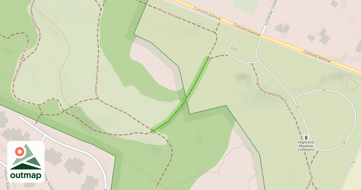 Map of Judy's Trail
