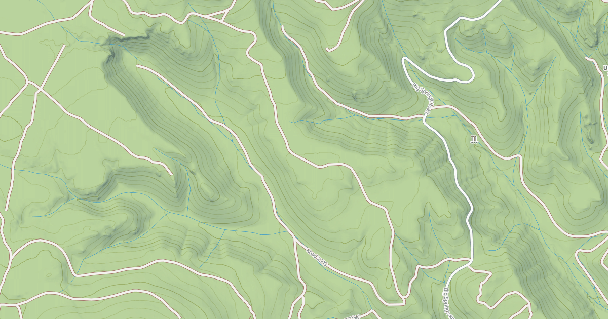 Map preview of BIG SPRINGS CUTOFF