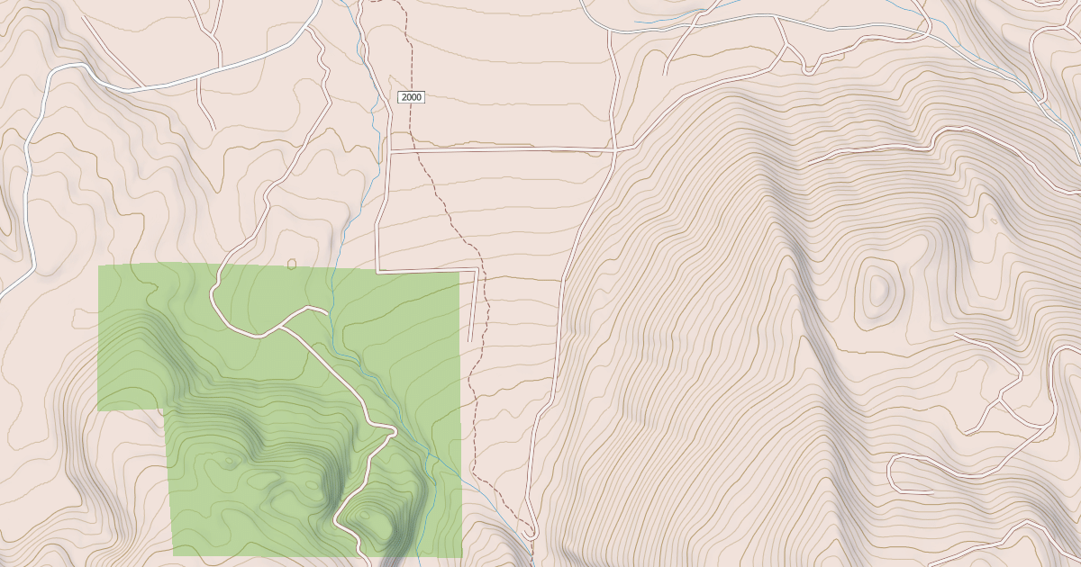 Map preview of EAST HAT CREEK