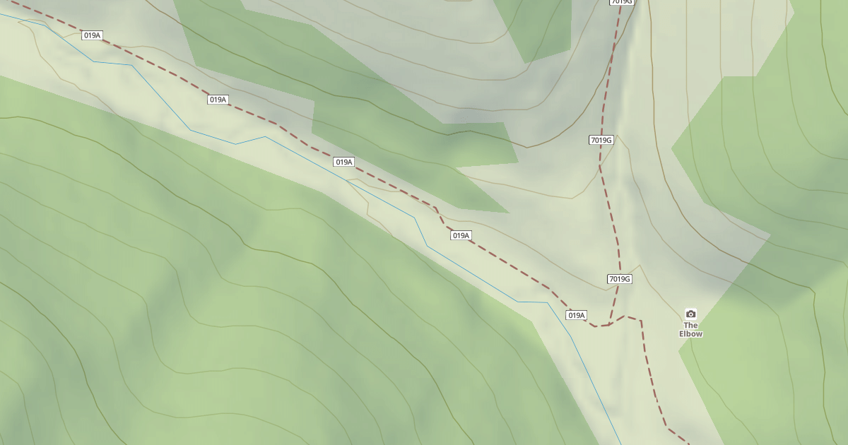 Map preview of Richards Hollow Elbow