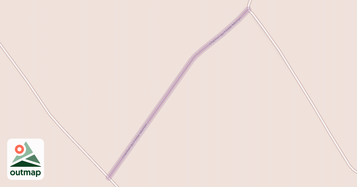 Map of Chemin du Fossé Micron