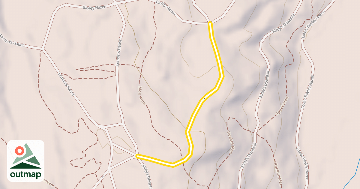 Map of Moss Run