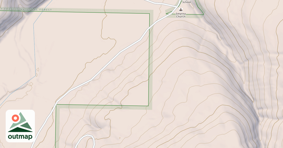 Map of USFS Motor Vehicle Use Map Roads {0EAB063F-85FD-4889-B71B-750D001ADD18}
