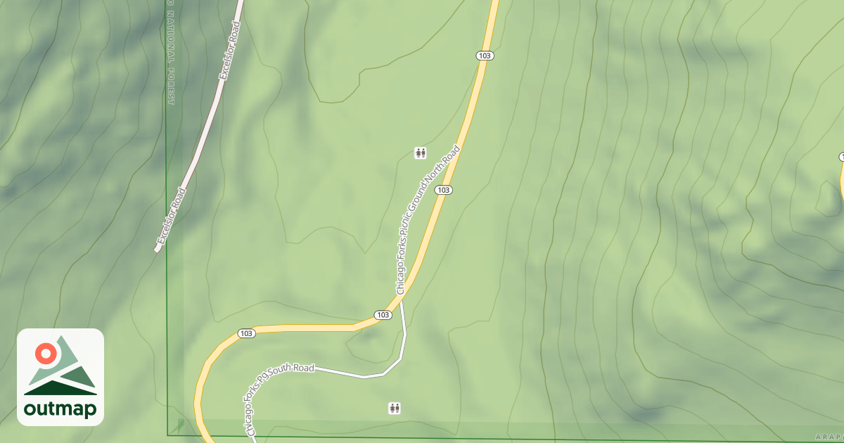 Map of CHICAGO FORKS PG NORTH