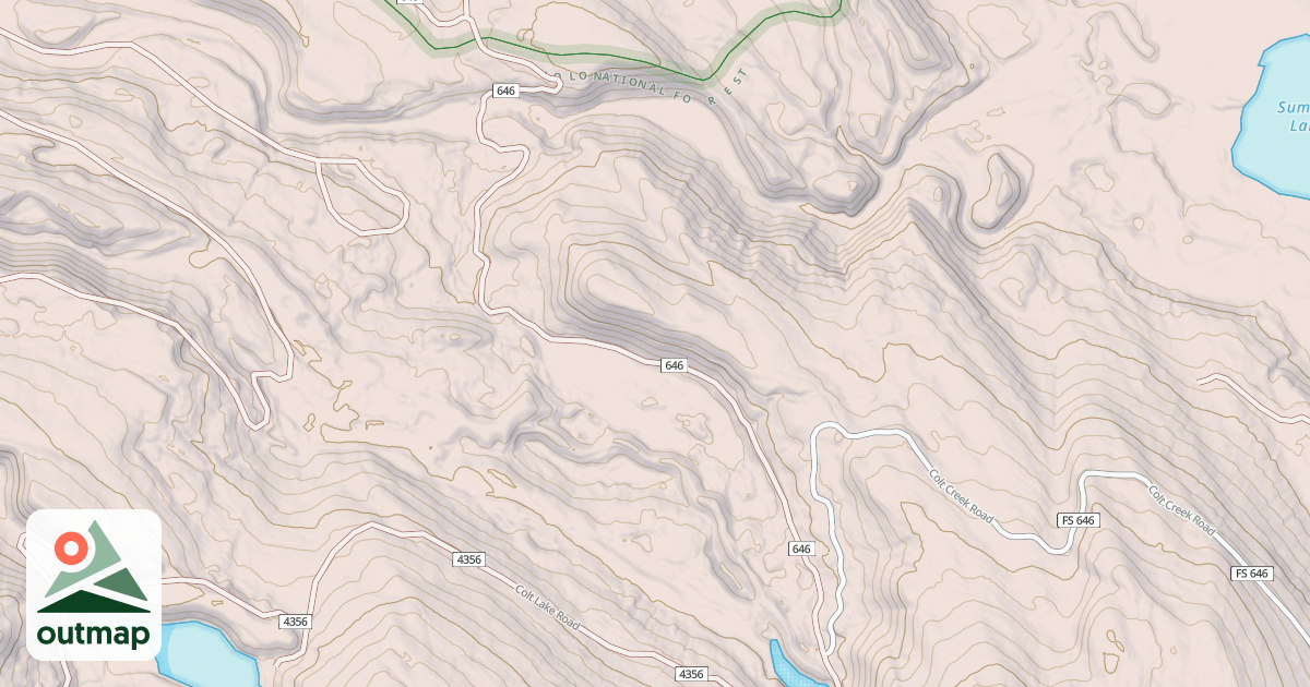 Map of COLT CREEK