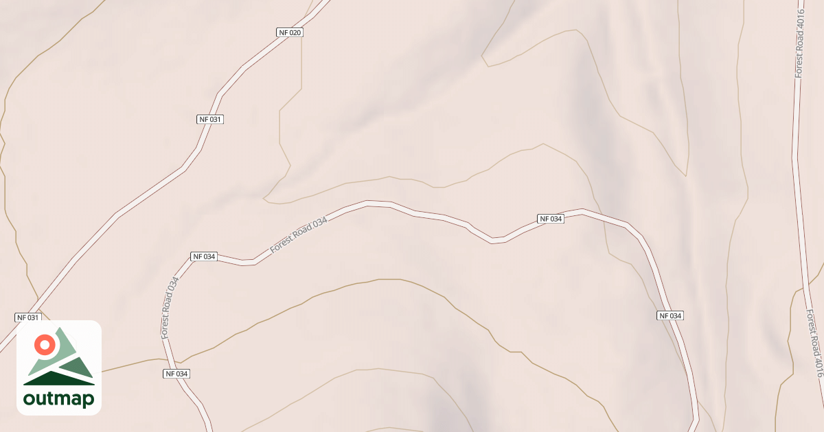 Map of USFS Motor Vehicle Use Map Trails 17913