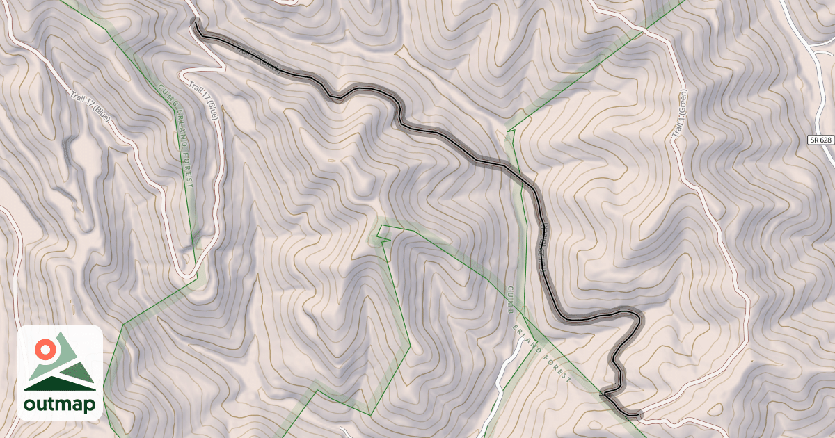 Map of Trail 29 (Black)