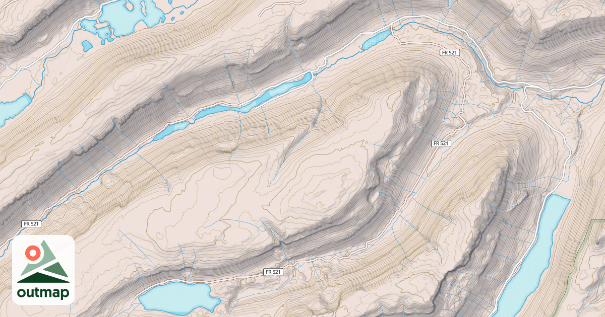 Map of HOUSE CANYON