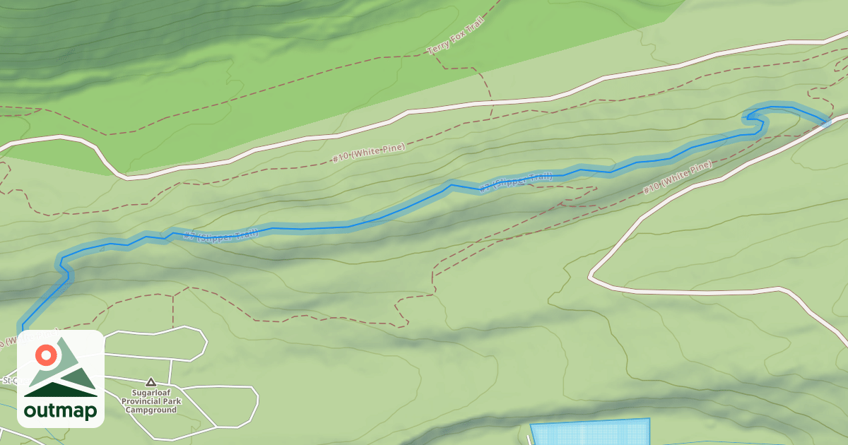 Map of #7 (Slipper Trail)