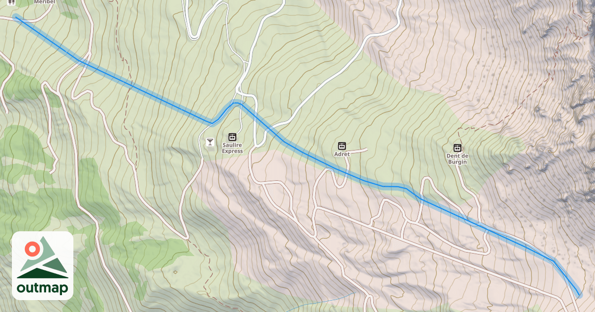 Map of Chamois
