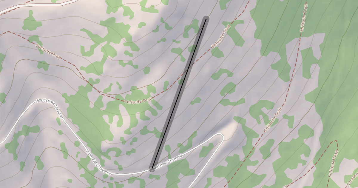 Map preview of Secret Slope