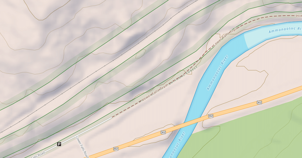 Map preview of Lower Falls