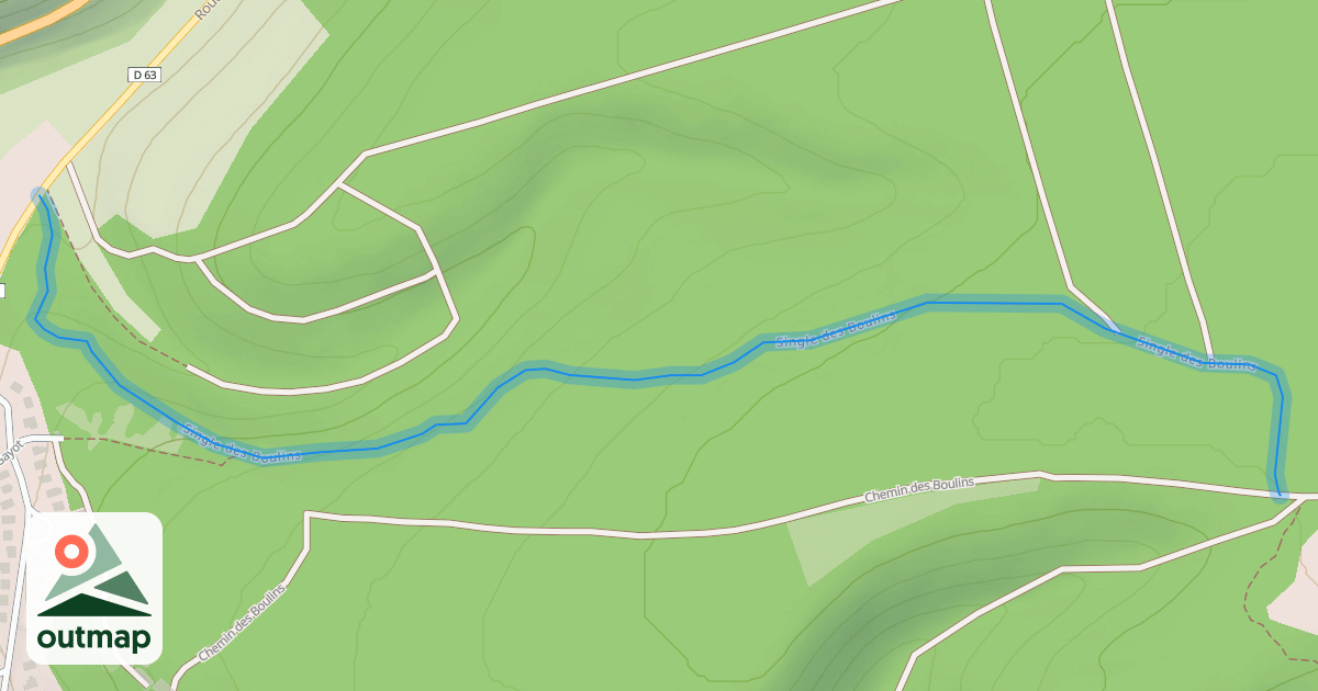 Map of Single des Boulins