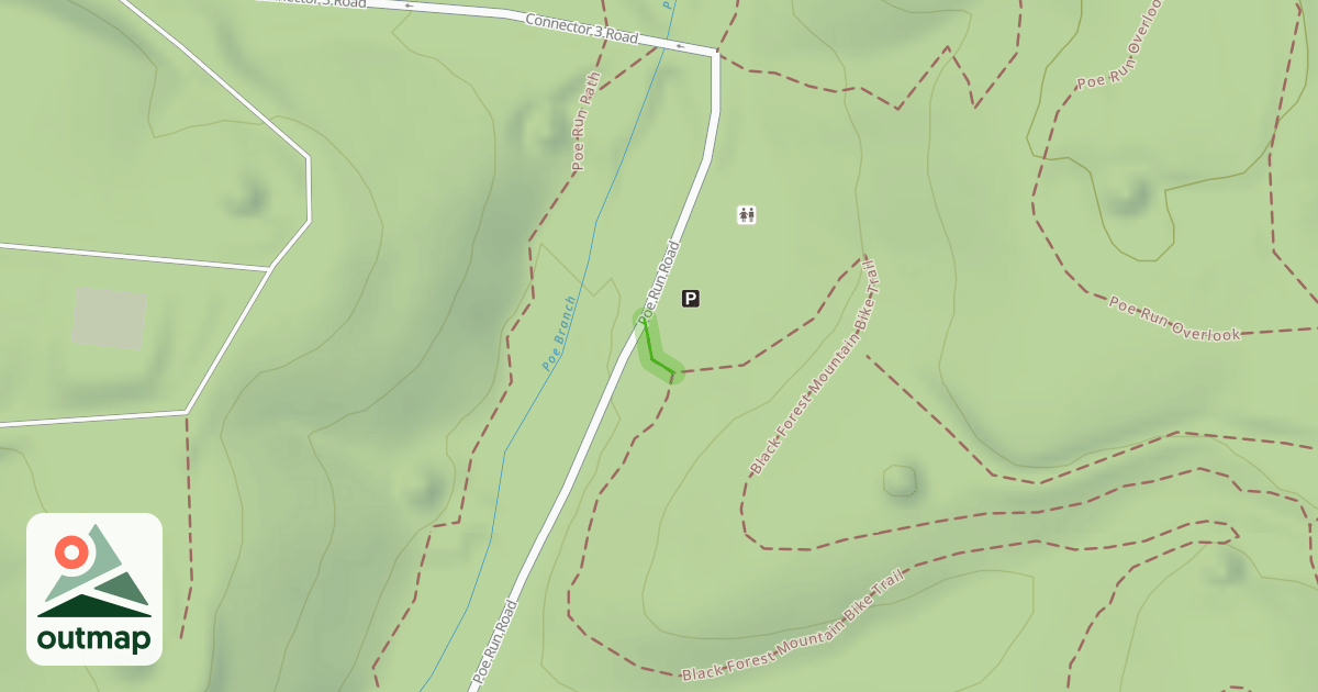Map of Black Forest Mountain Bike Trail