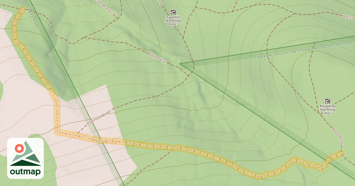 Map of Upper Springer