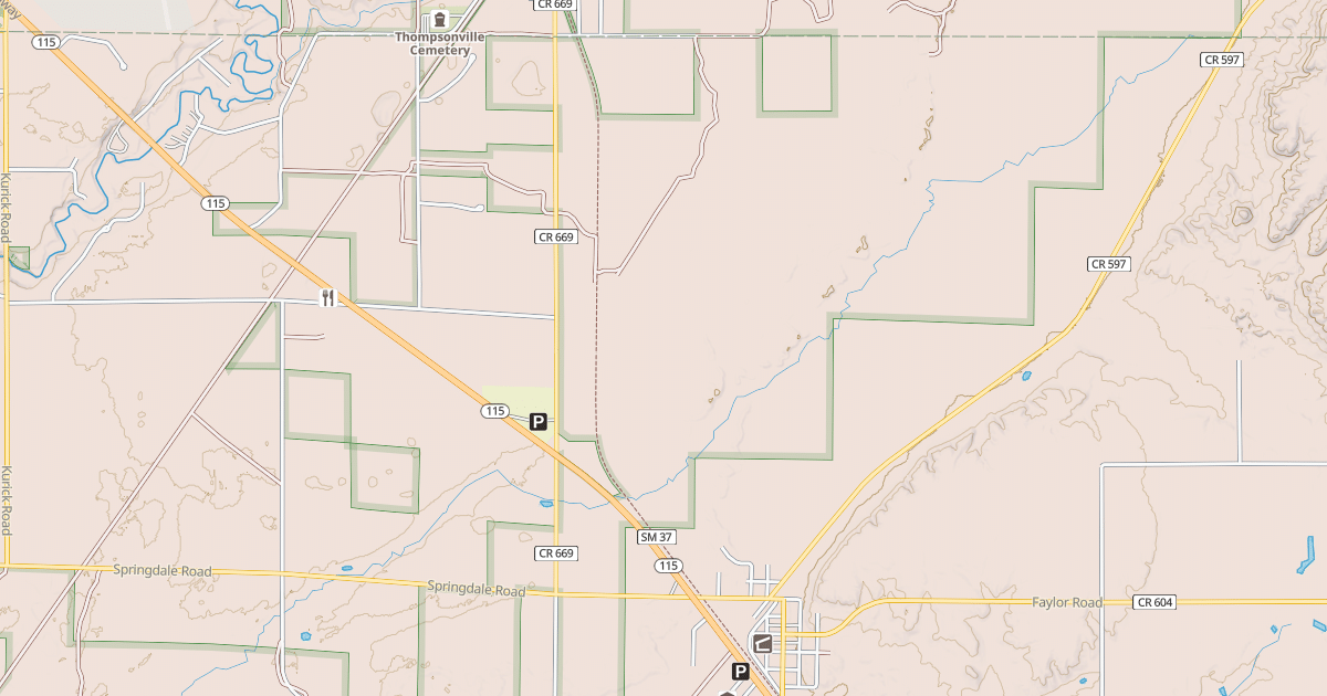 Map preview of Betsie Valley State Trail