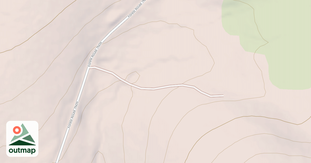 Map of USFS Motor Vehicle Use Map Trails 330129010602