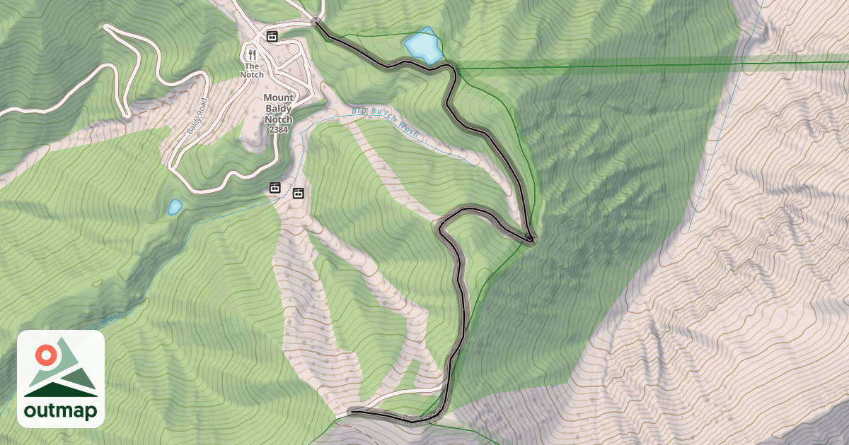 Map of Three Ts Trail