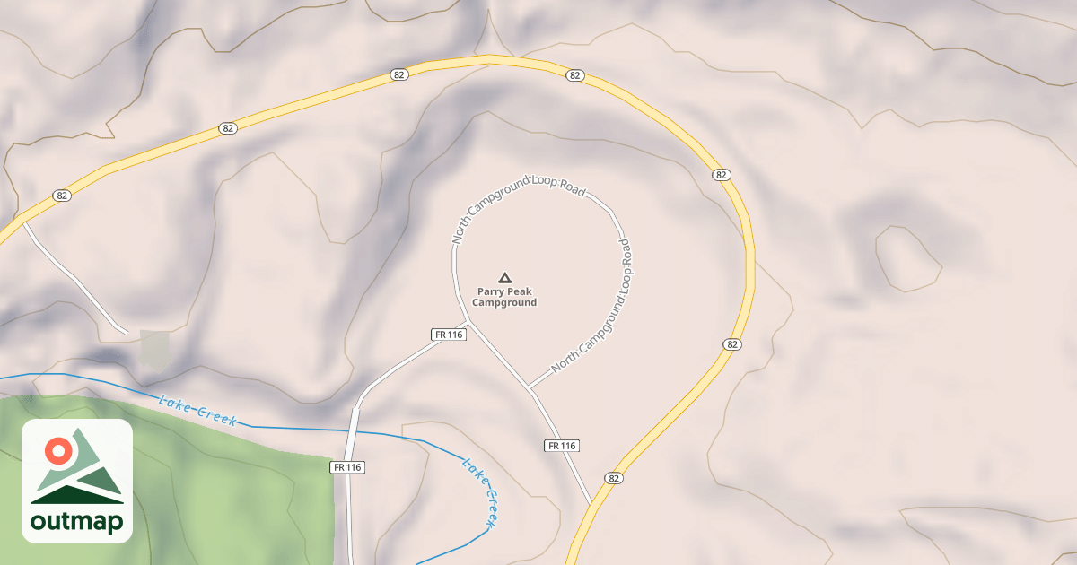Map of NORTH CG LOOP