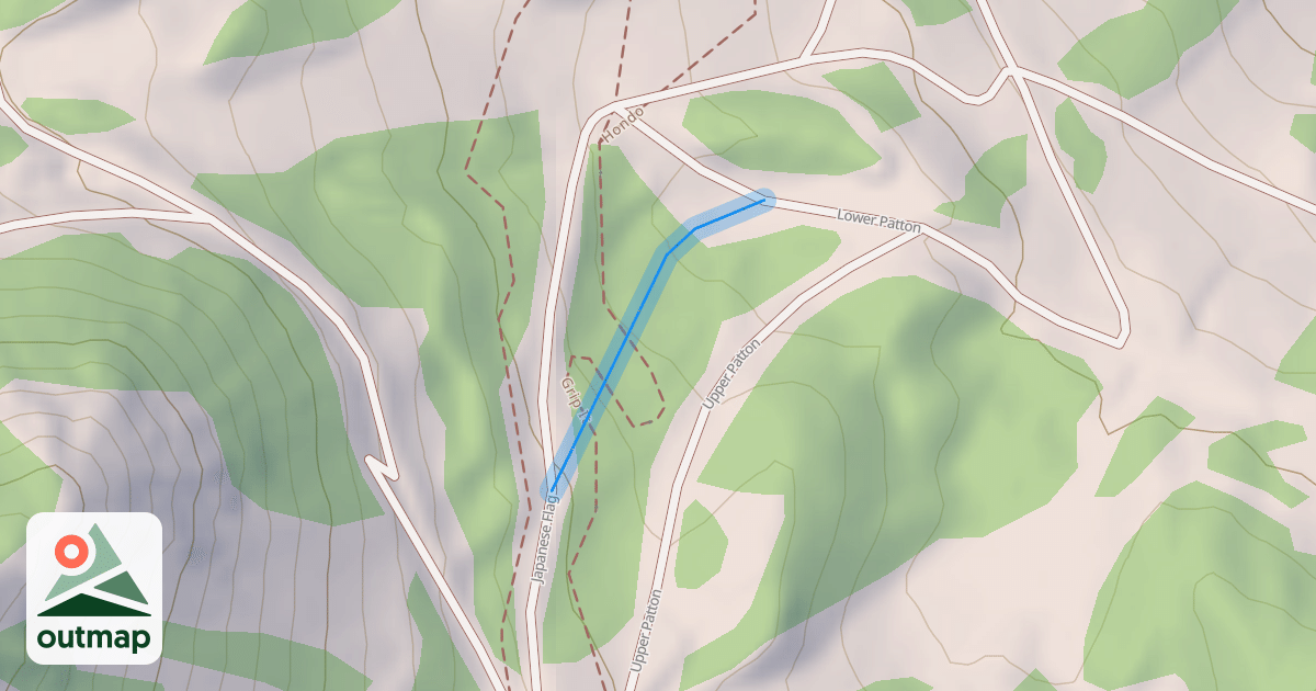Map of Japanese Flag Glade
