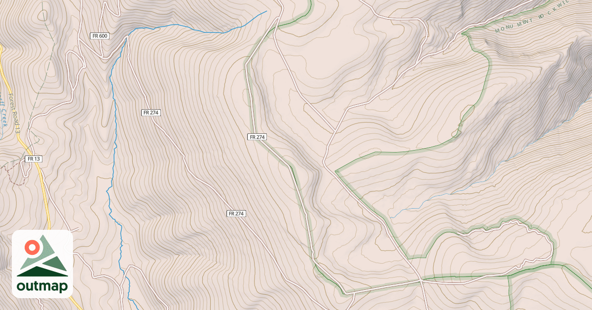 Map of USFS National Forest System Roads {47C3467D-675C-41AA-BD99-D8AA6827C2D0}