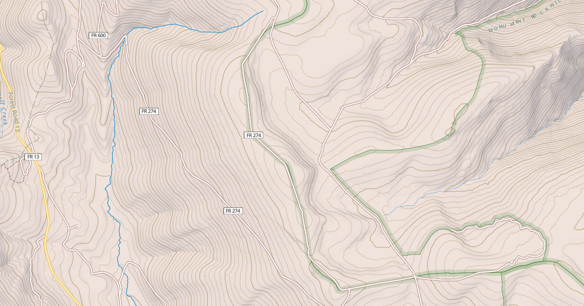 Map preview of USFS National Forest System Roads {47C3467D-675C-41AA-BD99-D8AA6827C2D0}