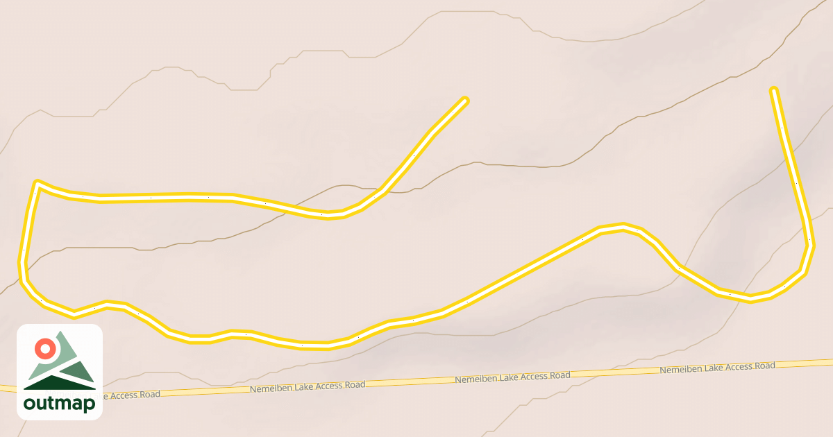 Map of 3 km Loop