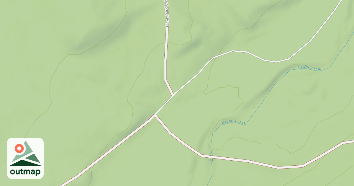 Map of CEDAR CREEK