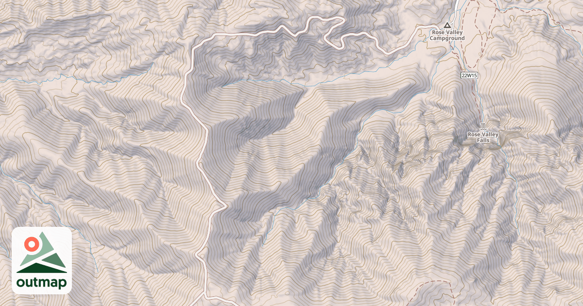 Map of CHIEF PEAK