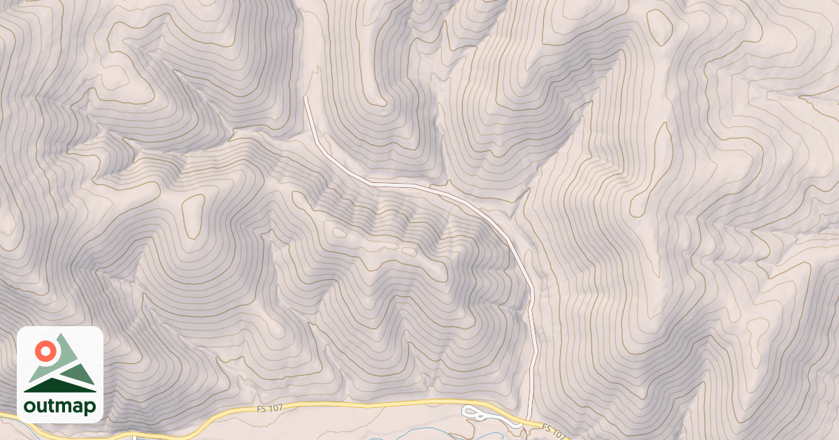 Map of USFS National Forest System Roads {96DB9253-5231-4CA7-871F-14A0BE7E4513}