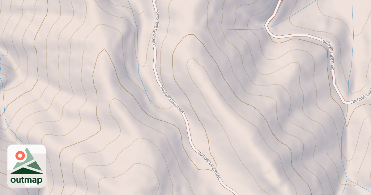 Map of BOULDER LAKE