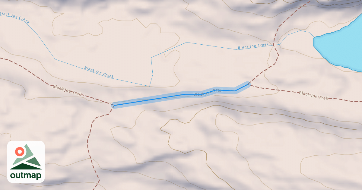 Map of Black Joe Trail