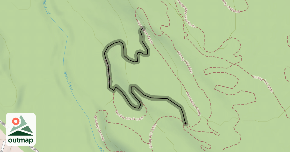 Map of Black Bear Trail
