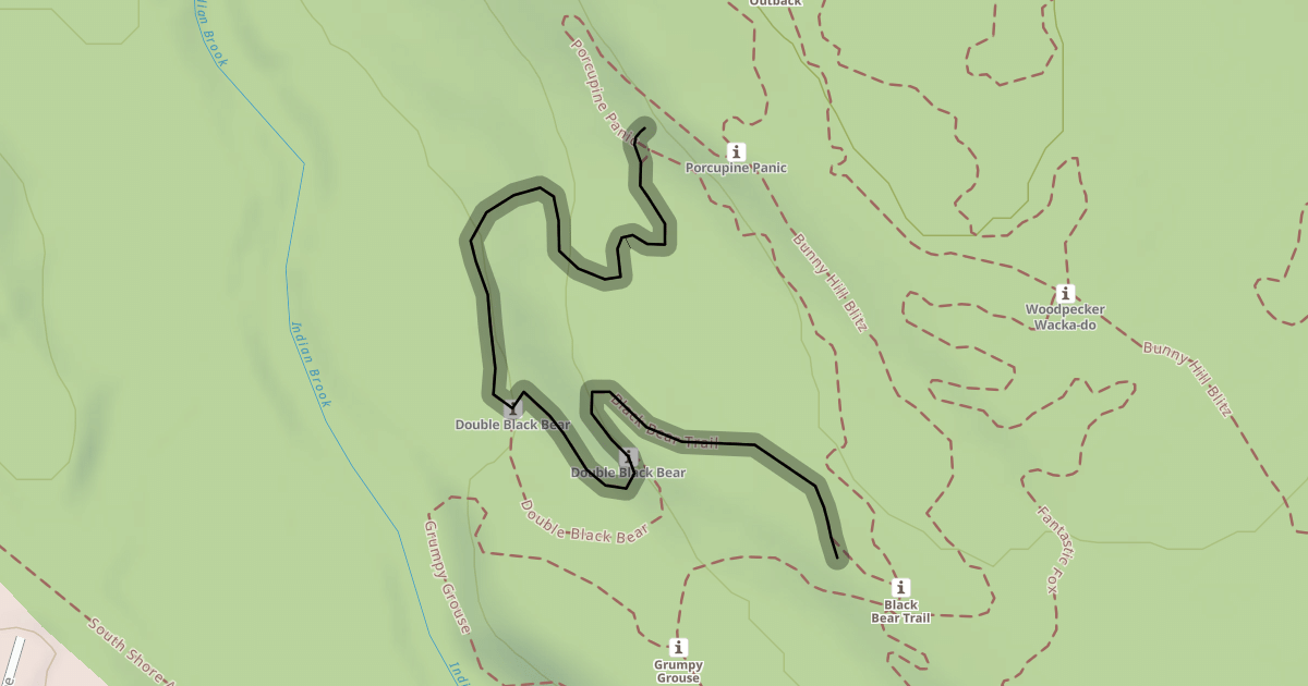 Map preview of Black Bear Trail