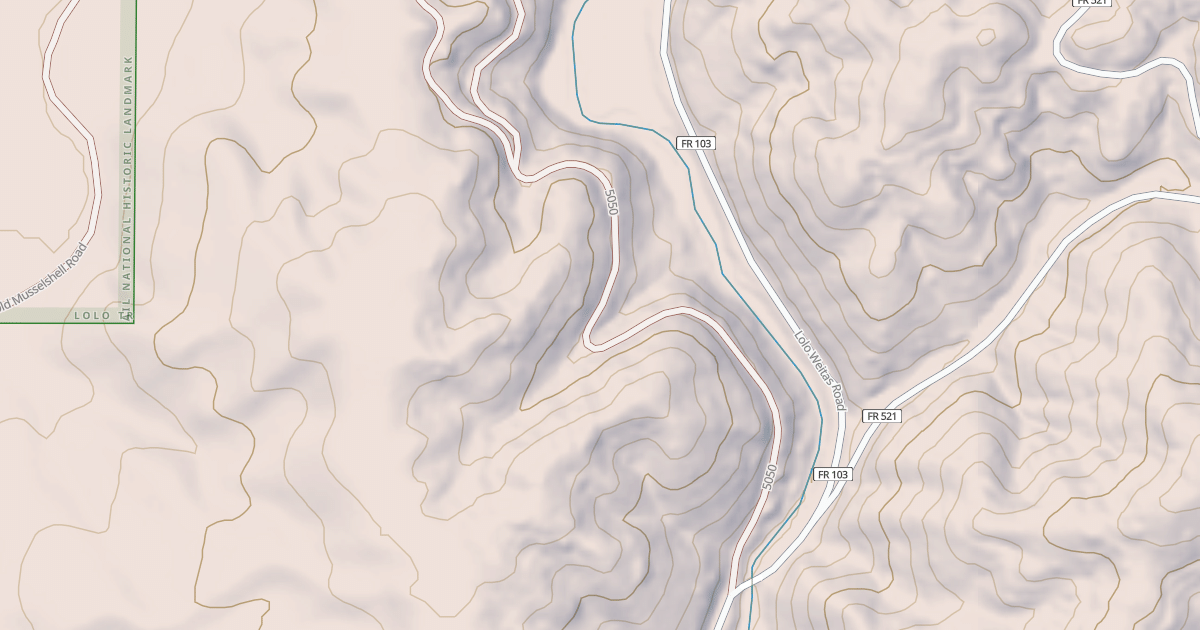 Map preview of LOLO CREEK CONNECTION