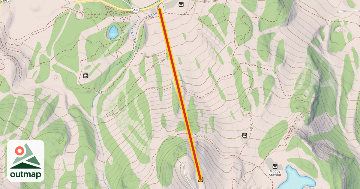 Map of Broadway Express