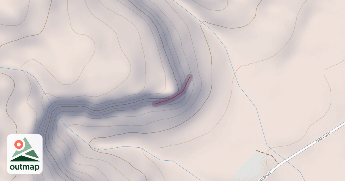Map of Climbing Crag