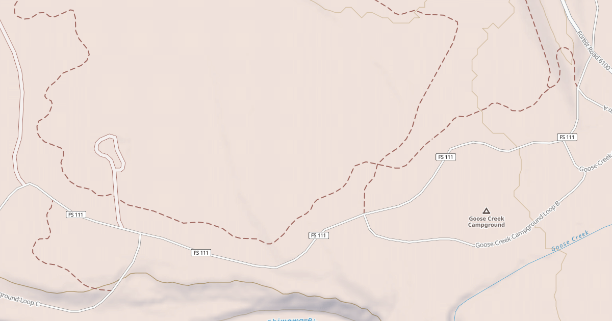 Map preview of GOOSE CREEK CAMPGROUND