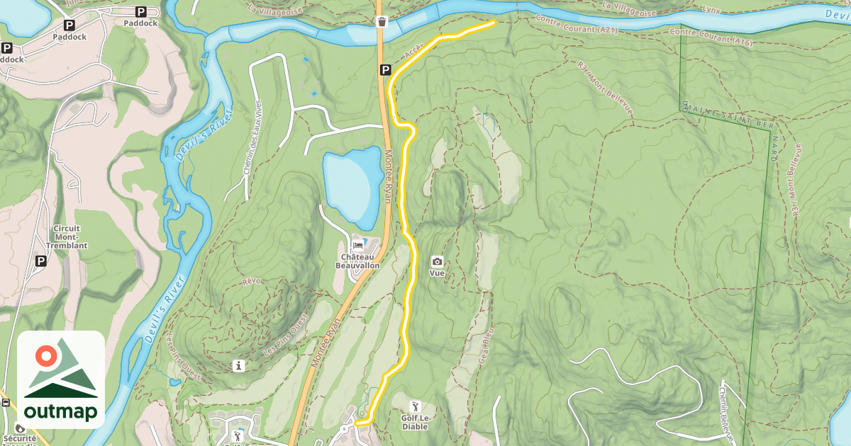 Map of A17 Villa Bellevue