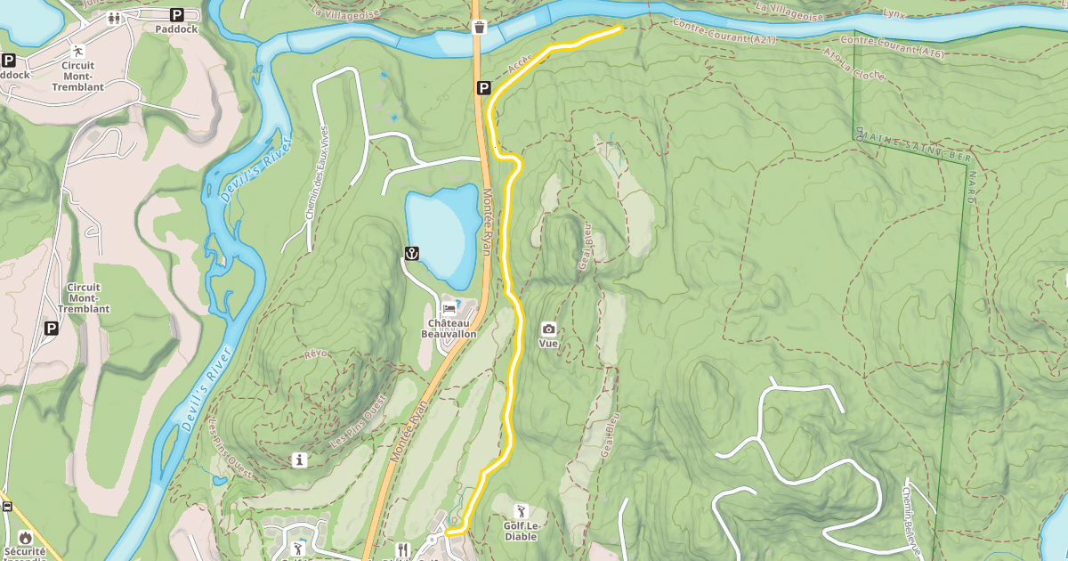 Map preview of A17 Villa Bellevue