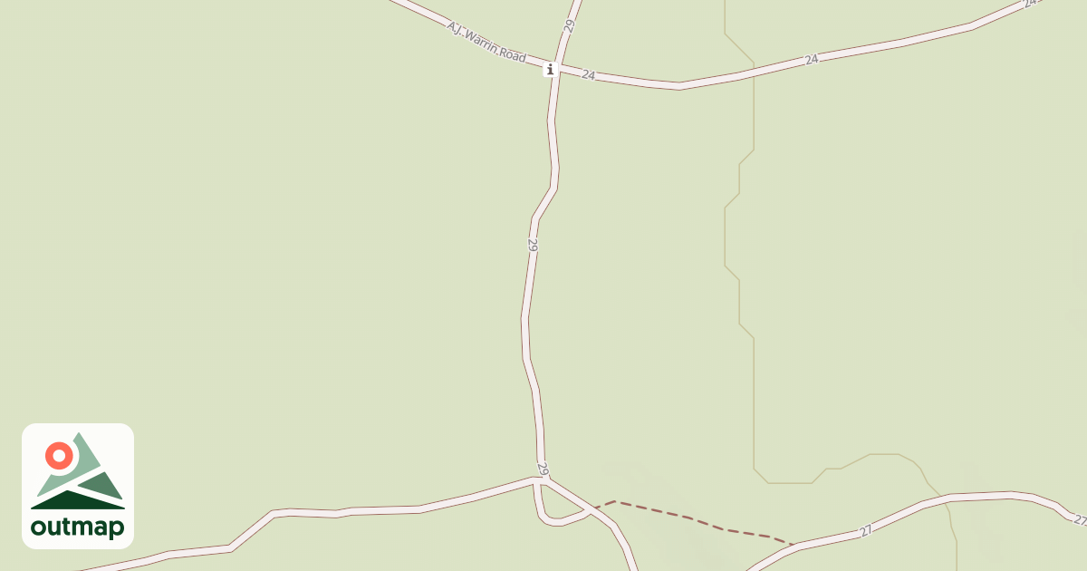 Map of Cline Buttes Tr 29