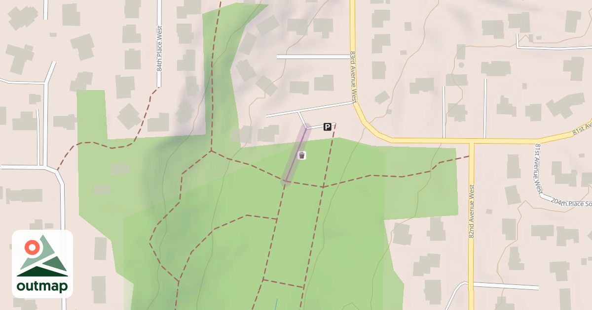 Map of Yost to Pine Ridge Trail