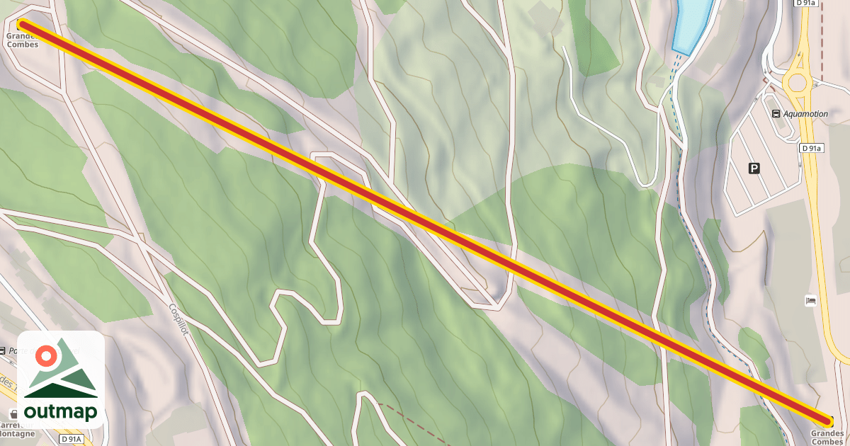Map of Grandes Combes