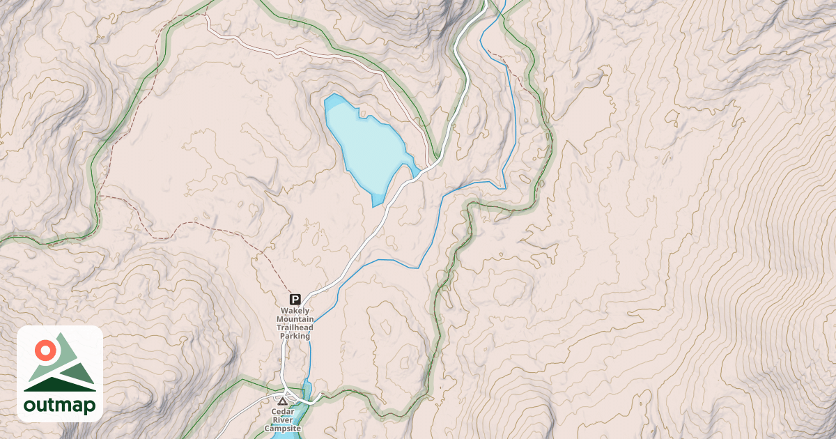 Map of Cedar River Trail