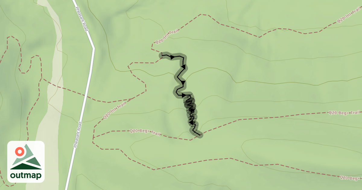 Map of Sweet 16 Trail