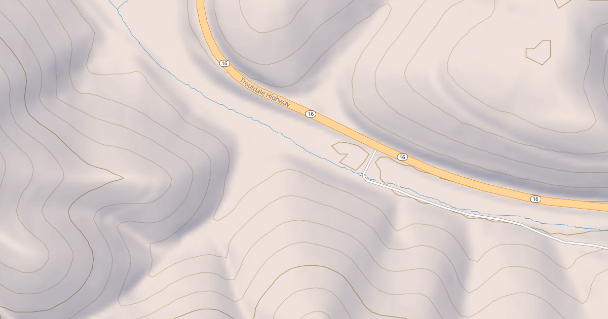 Map preview of TROUTDALE RESIDENCE